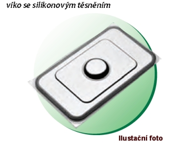 Víko GN 1/1 RM se silikonovým těsněním